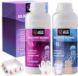 LET'S RESIN Silicone Mold Making Kit, 43oz Platinum Liquid Silicone Rubber with Mold Housing, Mixing Cups, Fast Cure Food Grade Silicone Mix Mold Making Kit for Casting Resin Molds & Silicone Molds