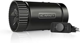 AC Infinity RAXIAL S4, Inline Booster Duct Fan 4” with Speed Controller, Airflow Boosting Low Noise HVAC Blower Can Fan for Basements, Bathrooms, Kitchens, Workshops