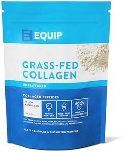 Equip Foods Complete Collagen - 100% Grass Fed Hydrolyzed Collagen Peptides Powder with Amino Acids for Pre Workout and Post Workout Recovery - 1 Pound, Unflavored - Supports Bones and Joints
