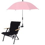 Coolpala Baby Sunshade Umbrella with Adjustable Clamp, 360 Degree Adjustable Baby Stroller Parasol for Trolley, Bike, Wheelchair, Beach Chair