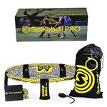 Spikeball Pro Kit (Tournament Edition) - Includes Upgraded Stronger Playing Net, New Balls Designed to Add Spin, Portable Ball Pump Gauge, Backpack