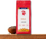 Puroast Low Acid Whole Bean Coffee, Vanilla Flavor, High Antioxidant, 2.5 Pound Bag