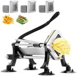 BIEAMA Commercial French Fry Cutter with 1/4", 3/8", 1/2" Blades