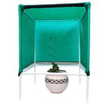 Trelliskart Greenhouses Heavy Duty with Durable PE Cover, 3 X 2 X 2 feet PVC Portable Greenhouse with Cover from Home Use Plant Protect All Weather- Green