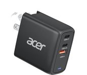 Acer 67W USB C Charger, 3-Port GaN Fast Charger Block, Foldable and Portable USB Wall Charger Block Compatible with MacBook Pro/Air, Acer Laptop, Dell XPS, iPad Pro/Air, iPhone 16/15, and More