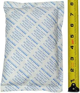 Dry-Packs Absorbent Industries Silica Gel 448Gr.Tyvek in Tyvek Rechargeable Dehumidifier Absorbs Moisture 448 Gram 1PK, White