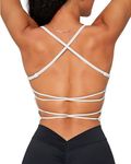 Danysu Womens Backless Halter Crop 