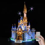 Kyglaring LED Lighting Kit For Lego-43222 Disney Castle Building Kits - Designed for Lego Building Blocks Model - Not Included The Model Set (RC Version)