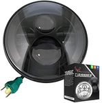 Eagle Lights Black 7" Round Harley LED Projection Daymaker Headlight for Harley Davidson Motorcycles