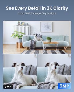 Reolink E1 Pro 5MP Indoor Security Camera – WiFi, Night Vision