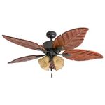 Honeywell Ceiling Fans 50503-01 Royal Palm Ceiling Fan, 52", Bronze