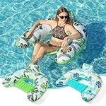 2 Pack Inflatable Pool Float Chair 