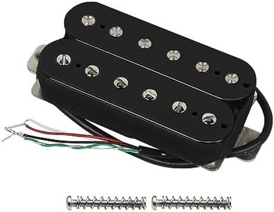 FLEOR Electric Guitar Humbucker Pickups Bridge Alnico 5 Pickup Black