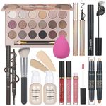 Makeup Kits Makeup Sets for Teens Women Teenagers Makeup Kit for Women Full Kit Makeup Set Multipurpose Make up Set Girls Gift Eyeshadow Palette Foundation Contour Stick Lipgloss Mascara Eyeliner