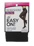 Berkshire Women's The Easy On 40 Denier Microfiber Tights, Black, XX-Large