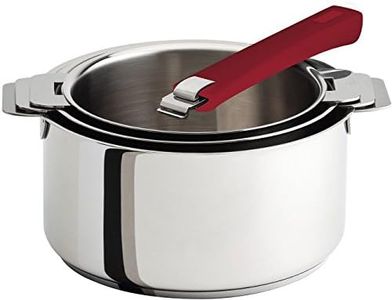 Cristel S3Cmaf Serie 3 Casseroles Amovibles 16 a 20 Cm + 1 Poignee Mutine Framboise