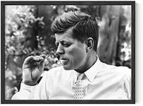 HAUS AND HUES JFK Smoking Wall Art 