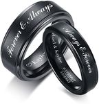 Personalized Couple Rings,Custom En