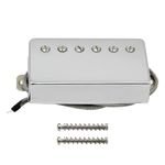 FLEOR Alnico5 Guitar Humbucker Pickup Chrome Neck Pickups Compatible with LP style Guitar Part