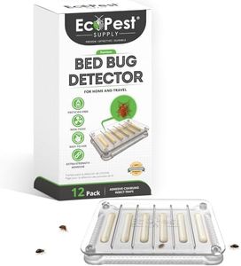 Bed Bug Detector – 12 Pack | Early Detection Bed Bug Trap, Monitor, and Detector for Home and Travel | Indoor Pest Control Traps for Bed Bugs