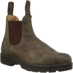 XBTEVUDAK Men's Chelsea Boots Pu Leather Slip-on Ankle Boots High top Boots for Men Handmade Leather Boots Ankle Boots for Men Safety Work Boots