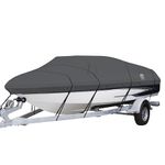 Classic Accessories StormPro Boat Cover (Grey, 22-Feet-24-Feet L)