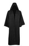 Golden service Adult Halloween Costume Tunic Hoodies Robe Cosplay Capes,XX-Large,Black