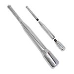 Cult 3-in-1 Adjustable Steel 7.5KG Mudgar for Full Body Training | Silver Indian Clubs (7.5 kg)