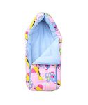 Sharma Clothing Pure Soft Cotton Baby Boys and Baby Girls 3 in 1 Multi Usage Sleeping Bag and Carry Bag and Bed kam/Baby Odddna Wrapper Cum Blanket 29.52x17.71x3.93 inches,Pink Selpping Bag