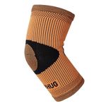 Bearhug Elbow Support for Men and Women - Sleeve for Tennis, Muscle Injury and Pain Relief - Bamboo Brace for Sports, Golf, Weightlifting, M
