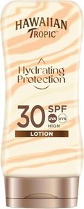 Hawaiian Tropic - Hydrating Protection Sunscreen SPF 30 UVA and UVB Protection, 180 ml, 12-Hour Moisturisation with Cocoa and Shea Butter, Water Resistant, Vegan