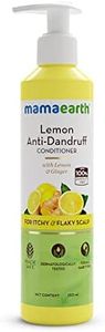 Mamaearth Lemon Anti-Dandruff Conditioner With Lemon & Ginger For Soft & Smooth For All Types Hair 250 Ml