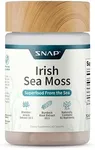 Irish Sea Moss Capsules w/Bladderwrack, Burdock Root & Iodine Energy Support - Seamoss Supplement to Elevate Mood, Strengthen Immunity & Digestion, Renew Skin Tone - Seamoss Pills (60 Capsules)