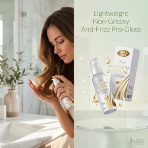 VITAMINS Hair Serum – Keratin Anti-Frizz Treatment with Biotin & Collagen