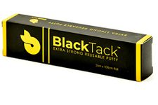 PROtastic Industrial Strength ORIGINAL Tac Tack Black Putty (1 metre long x 2cm wide) for Repairing, Reconstructing & Protecting Objects, Mouldable Repair Putty, Removable Waterproof Glue Putty