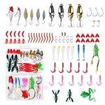 93PCS Fishing Lures Kit for Bass,Tr