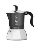 Bialetti Fiammetta Induction Coffee Maker, 4 Cups (150 ML), Suitable for All Cookers, Elegant Design, Grey