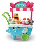 VTech LeapFrog 600703 Scoop & Learn Pretend Toddler Toy for Role Play Food and Magic Ice Cream Scooper Scoop/Learn Cart Set, Various,Blue,21.7 x 51.6 x 63.2 cm