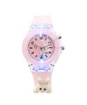 SPIKY 3D Cartoon Kids Analog Watch with LED Luminous 7 Multicolour Glowing Disco Light | Unbreakable Silicone Strap | Children's Birthday Gift | Best Diwali Gift for Boys and Girls of Age 3-13 Years