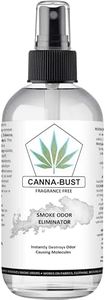 Canna-Bust Smoke Odor Eliminator Spray, Removes Smoke and Odor from Your Home, Office, Cars, and Clothes When You Smell Nothing At All by QuenchCurl - Fragrance-Free