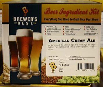 Brewer's Best-1011 - Home Brew Beer Ingredient Kit (5 Gallon), (American Cream Ale),Yellow