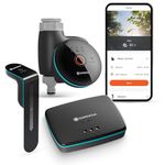 GARDENA Smart Sensor Control Set Water Controls; Smart: Data-Driven Irrigation, Smart Home Integration, Soil Moisture Sensor Included, Valve Technology, Frost Alarm (19045-20)