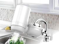 WaterCharm Quality Kitchen Faucet Filter System Tap Water Activated Carbon Water Purifier Filter For Faucet For Tap, water tap nozzle, sprinkler for kitchen sink(White)