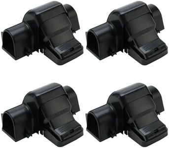 BARLAS Tunneled Safe Pest Control Rat Trap - Humane Dual Entry Traps for Rats and Mice - Rat Snap Traps with Safe Pedal Design - Outdoor Rodent Catcher for Home Office or Restaurants - Pack of 4
