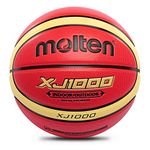 Molten Basketball XJ1000 Size 5, 6, 7 Indoor/ Outdoor Training Wear-Resistant Basketball (Molten XJ1000-Size 6)