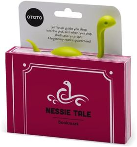 OTOTO Nessie Tale Book Mark - Green Pagekeeper Bookmark - Unique Gifts for Readers, Women & Men, Book Markers - Pretty Bookmarks Lightweight Plastic Manga Bookmark for Girls, Boys, Kids