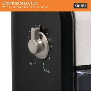Krups Burr Coffee Grinder – Adjustable Grind Settings