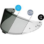 CWR-F2 Shield (Photochromic Clear/Smoke) for RF-1400 Helmet Helmet Visor CWR-F2 NXR 2 Z8 Pinlock Ready