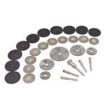 DIY Crafts Diamond Cutting Wheel Mini HSS Saw Blades; Resin Cut Off Disc Cutter Kit with Mandrels for Wood Glass Plastic Stone Metal (Pack Of 30 Pcs, Design No # 2)