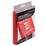 FireAngel 1 x 1 M Fire Blanket for Kitchen, Home, Caravan, Campervan, Safety Accessories, with Hard, Wipe Clean Cover